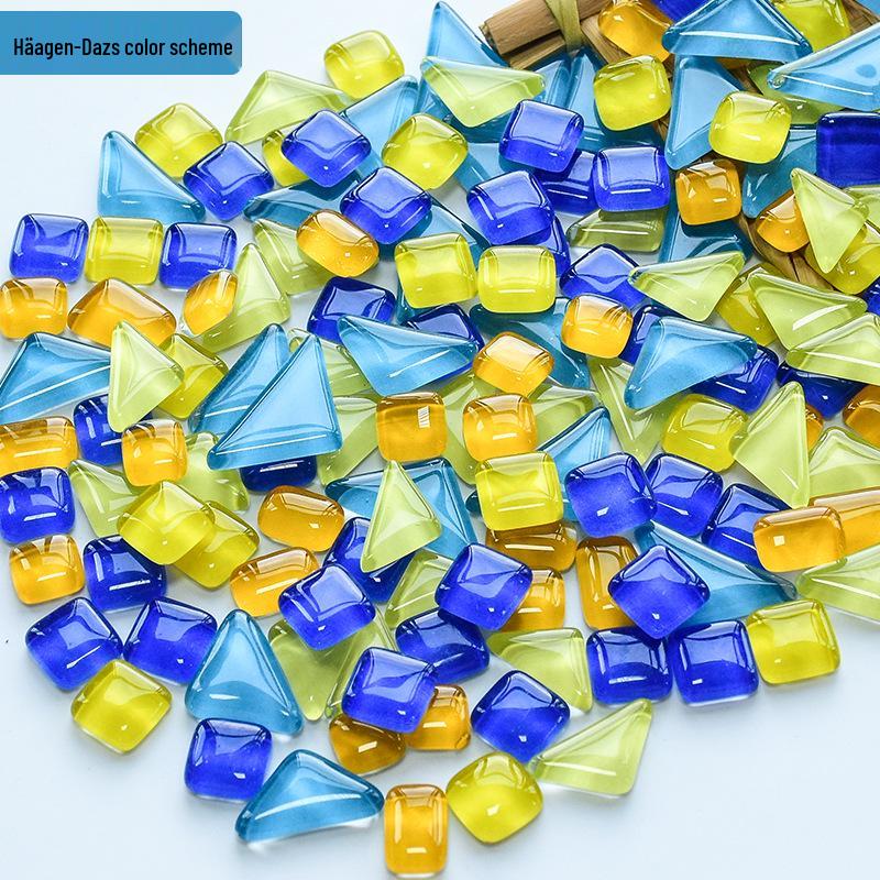 DIY Kreative Mosaik Glasscherben Aufkleber für Handgemachte Dekoration