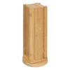 Bamboo Rotating Capsule Stand for 20 Capsules