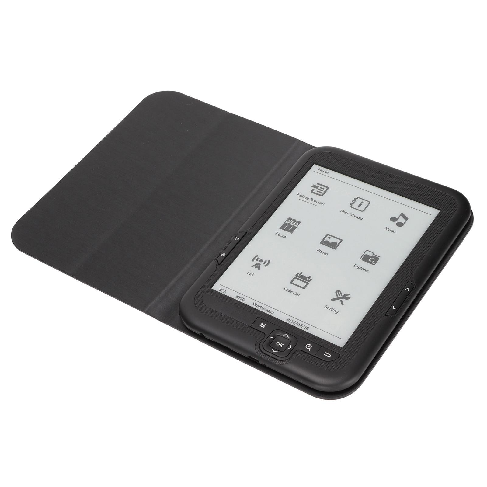 

E Reader Black 6in 800x600 HD Ink Screen Защита глаз E Reader Электронная книга Устройства Поддержка FM-музыки