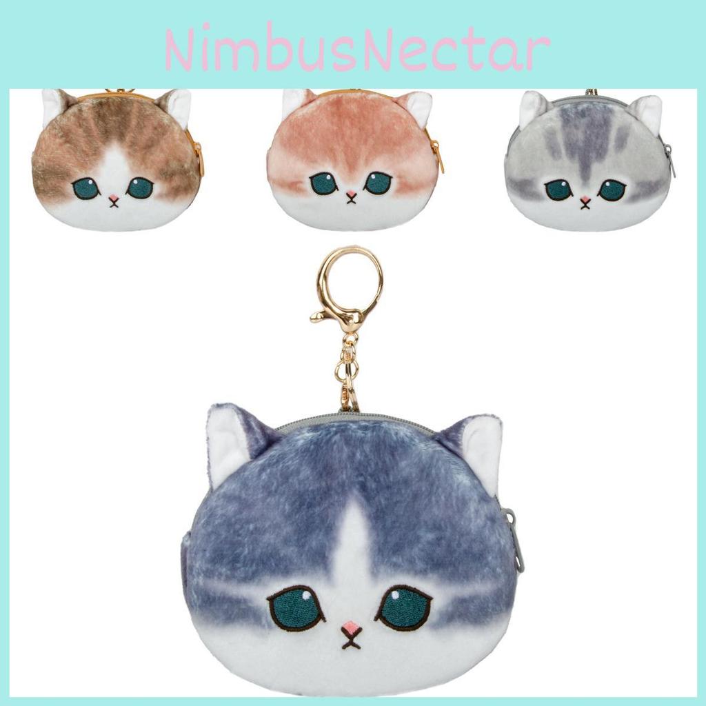 Hai Cartoon Mofusand Katze Kopfhörertasche Geldbörse Tier Anhänger mit PP Baumwolle