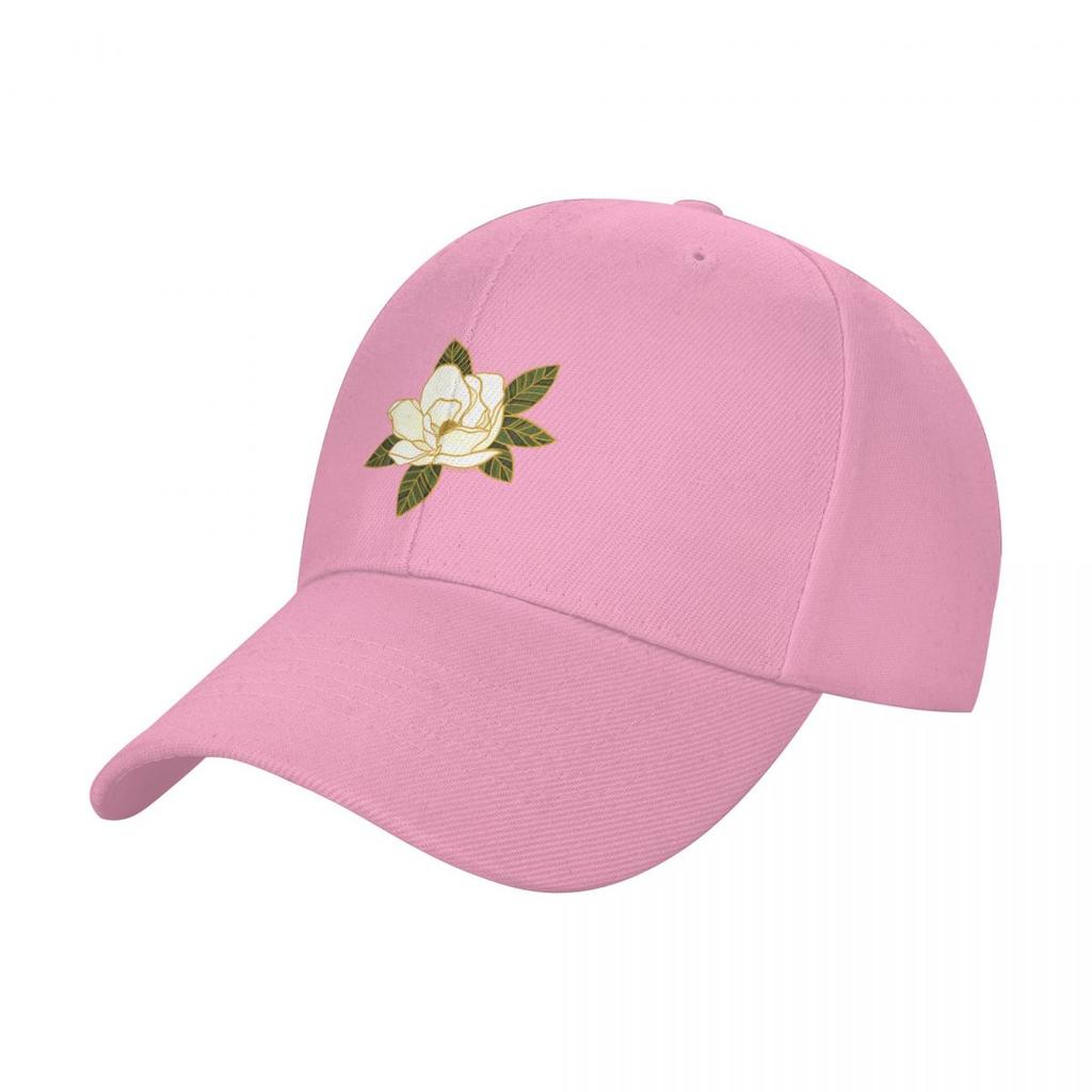 Magnolia Flower Baseball Cap Beach Bag Visor Luxury Cap Fashion Beach Men Golf Wear Women's