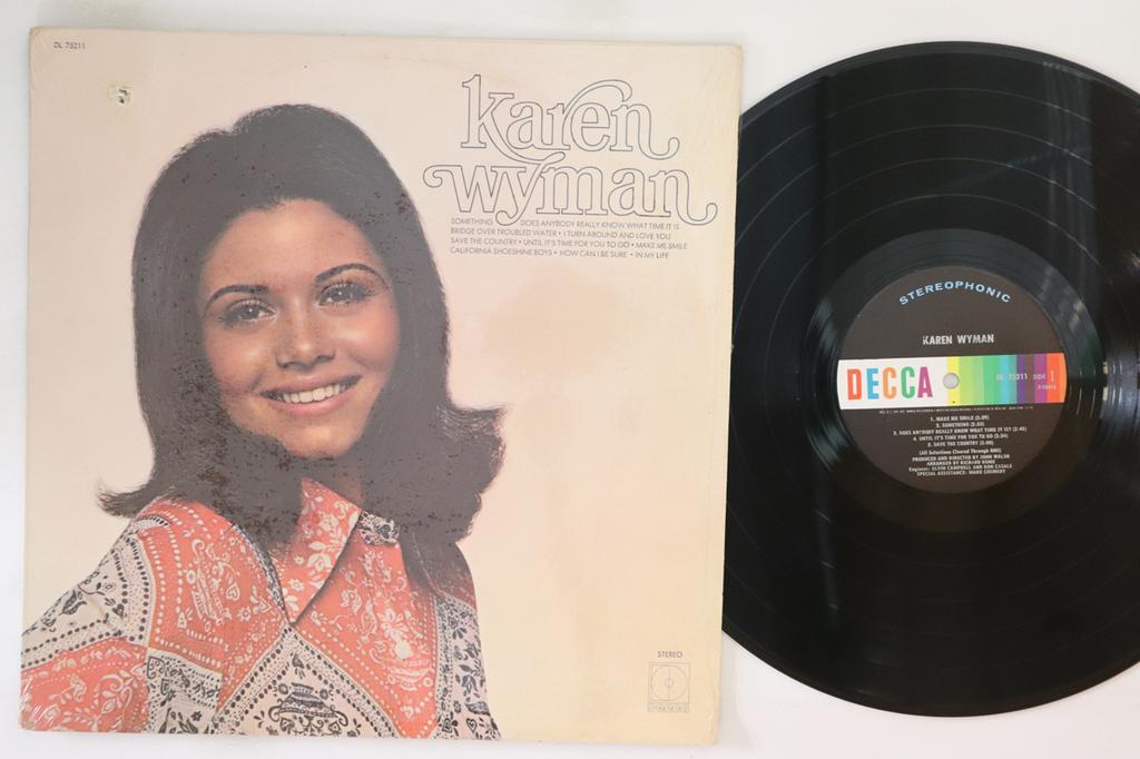 LP Record KAREN WYMAN  Karen Wyman DL75211 DECCA 1970 US SoulFunk Used