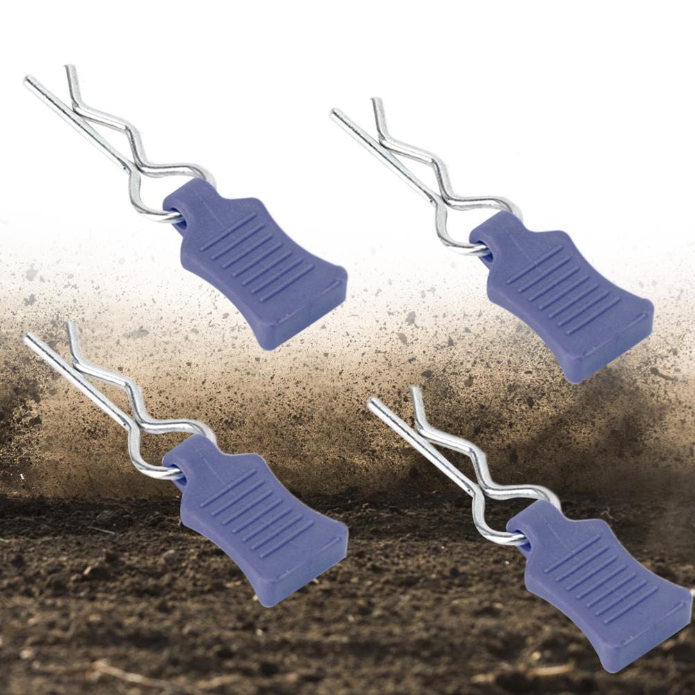 Karosserieklammer Befestigungshalter Set Zubehörteil für 18 110 112 RC-Car(Dunkelblau )