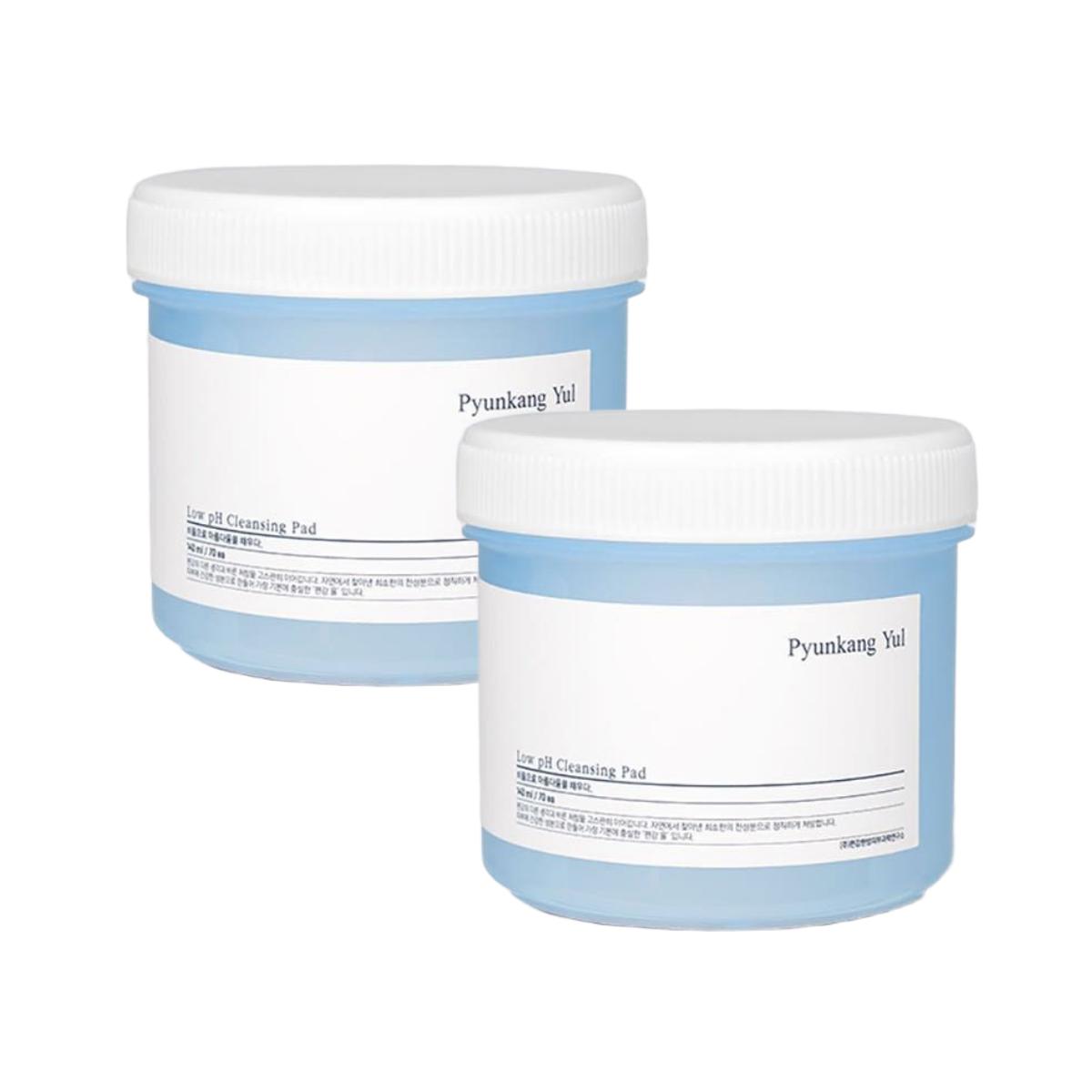 

Pyunkang Yul Low pH Cleansing Pad Mild One-Step Makeup Remover & Pore Refining 140ml (70 Pads) - Pack of 2