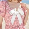 Elegant Bow Tie Brooch Pin for Women's Attire