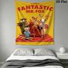 Fantastic Mr. Fox Pattern Home Decor Tapestry, Wall Hanging, Decorative RV Wall Cloth.NGT0928237