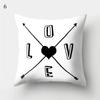 Throw Pillowcase Home Decor  New Black and White Geometric Cushion Cover Decorative