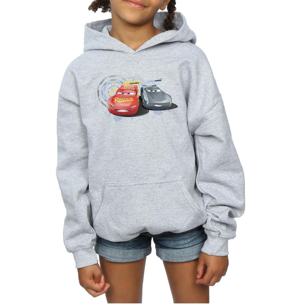 Disney Mädchen Cars Lightning Vs Storm Kapuzenpullover