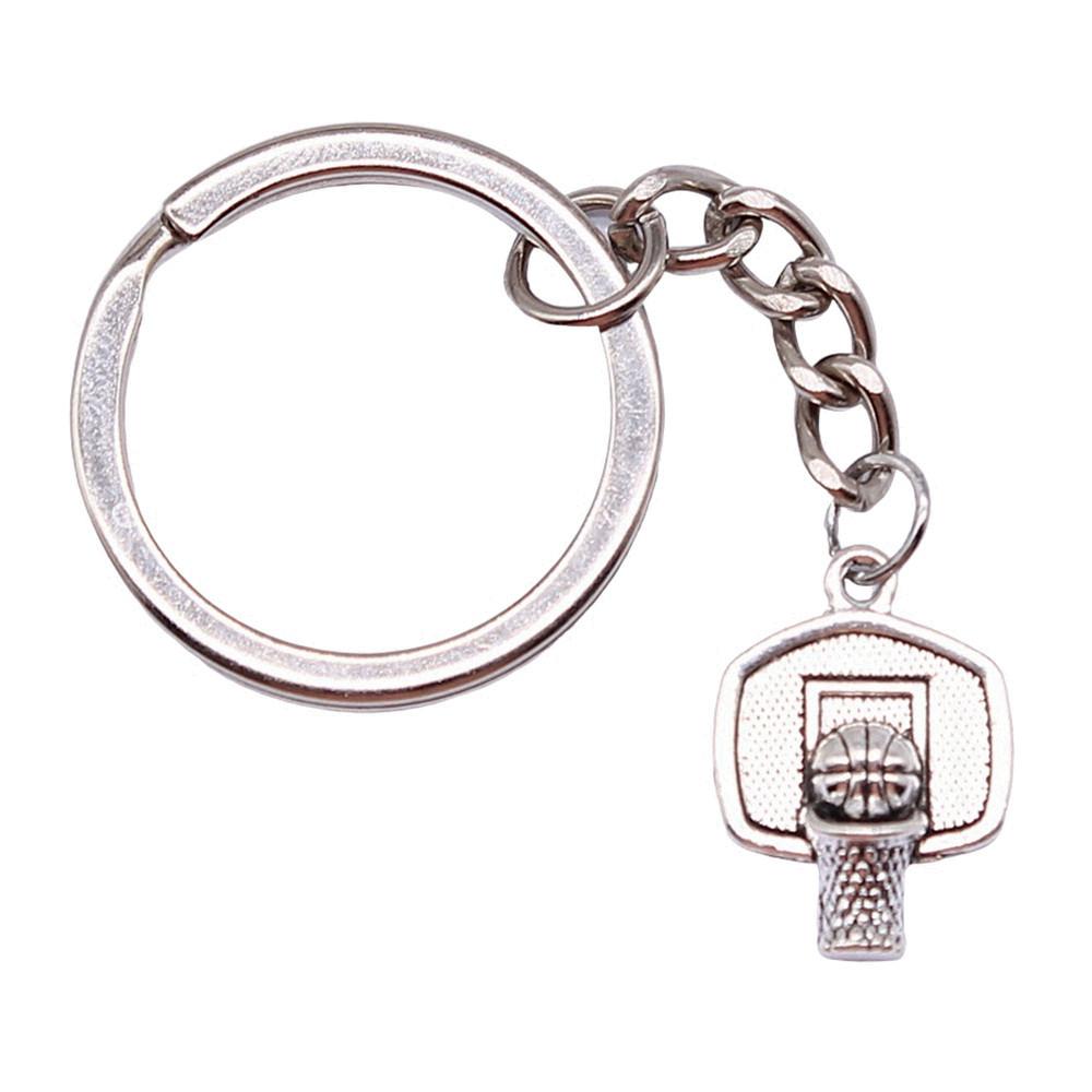 Metal Fittings Yoga Keychain Sport Theme Key Ring Souvenir 28mm