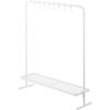 Yamazaki Bag Storage W80 X X Tower Hanger Bag 10157 (Yamazaki Industries) Rack, White, D20.6 H92.5cm, Series, Rack, Rack,