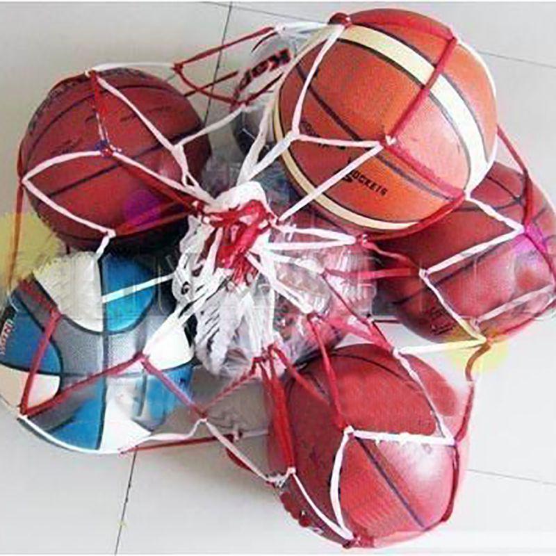 Outdoor Sports Soccer Carry Bag Portable Sports Rope Equipment  Ball Mesh Bag Can Hold 10 Balls