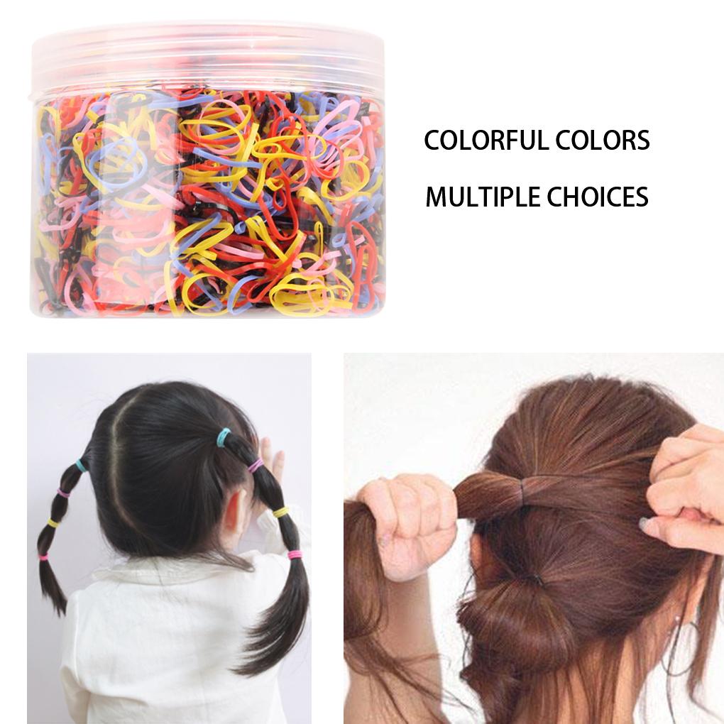 NEW Colorful Hair Band Kids Hair Tie Elastic Rubber Bands Party Wedding