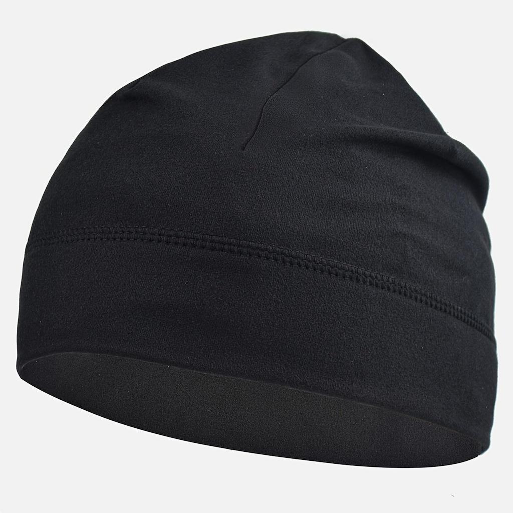 1ks Pánská Outdoor Plus Fleece Teplá, lehká a pohodlná K pokožce Šetrná Silná a odolná jezdecká čepice