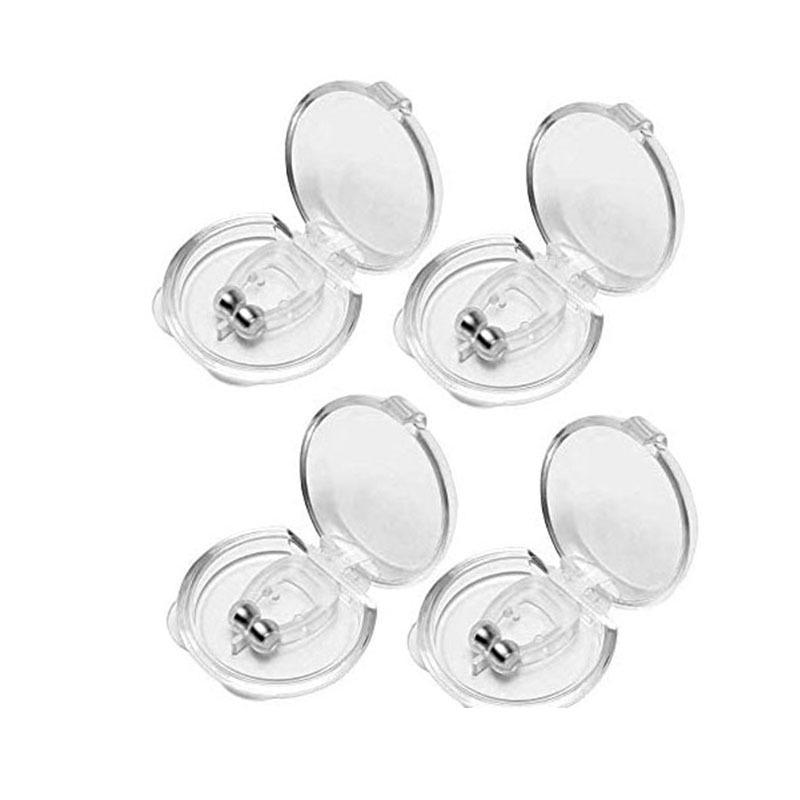 Grenzüberschreitende Nasenklammer: Silikon Anti-Schnarch-Gerät mit Mini-Magnetfunktion.