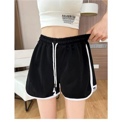 Shorts Women's Summer Loose Running Fitness High-waisted Wide-leg Thin Casual A-line Shorts
