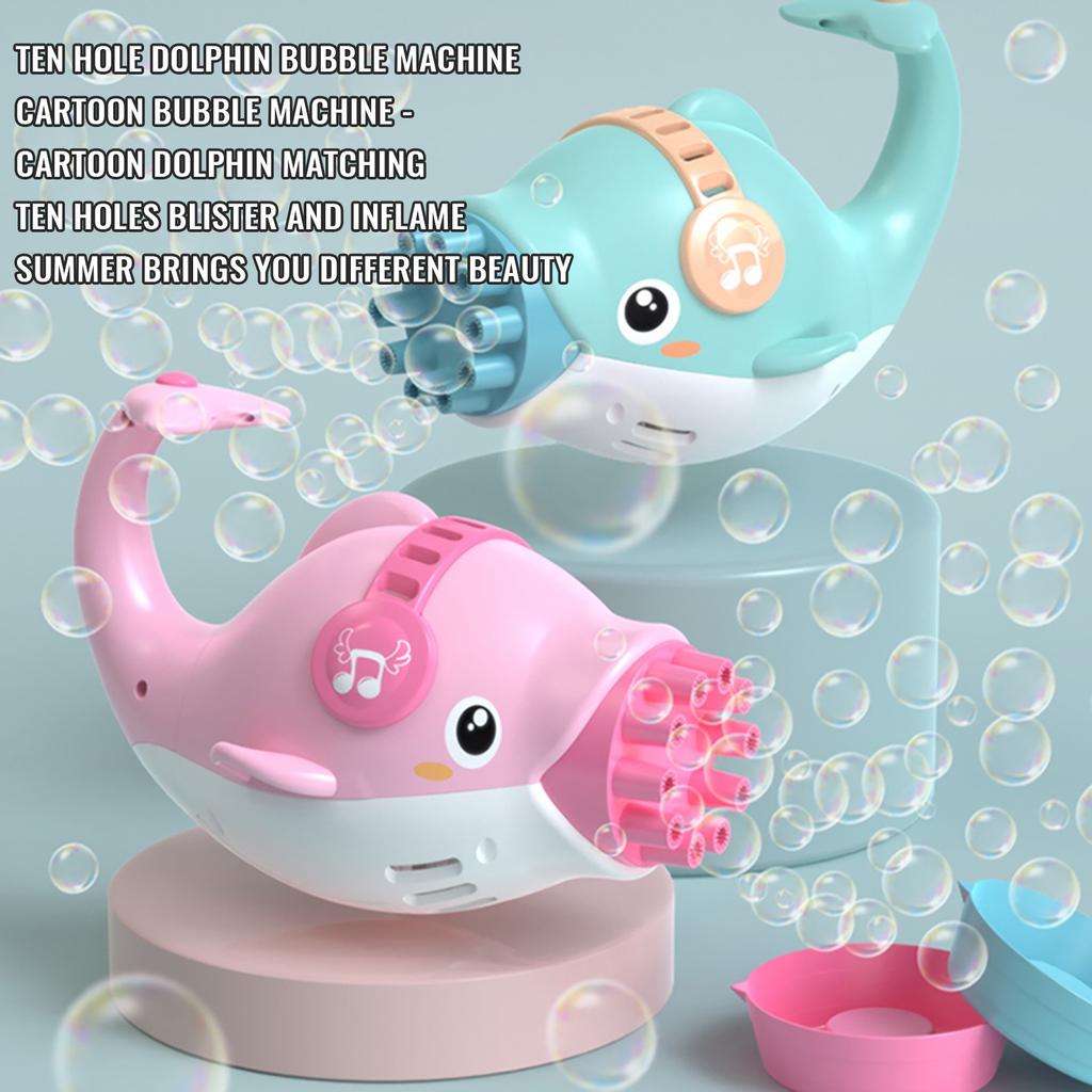 juguete Máquina eléctrica de burbujas de cangrejo y delfín para niños juguete Máquina eléctrica de burbujas de cangrejo y delfín para niños