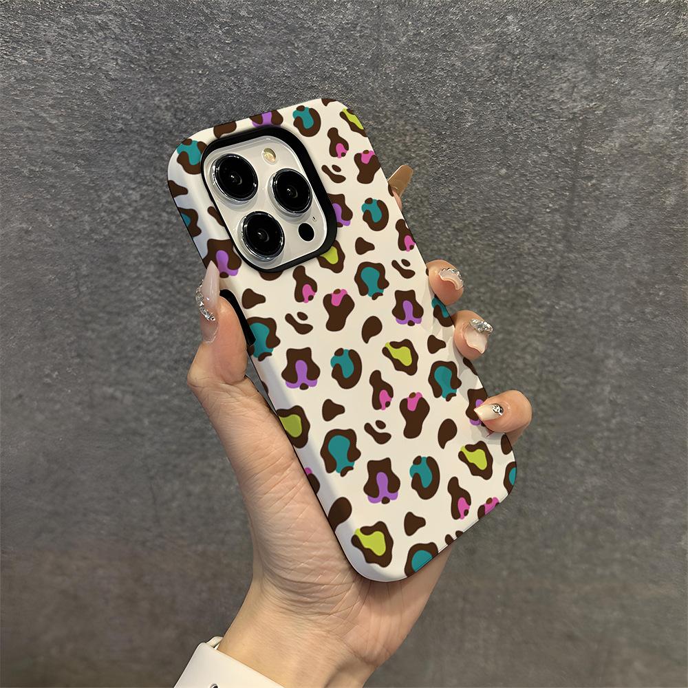 For iPhone 16 Pro Max Case Pattern Design TPU PC Heat Transfer Glossy Phone Cover