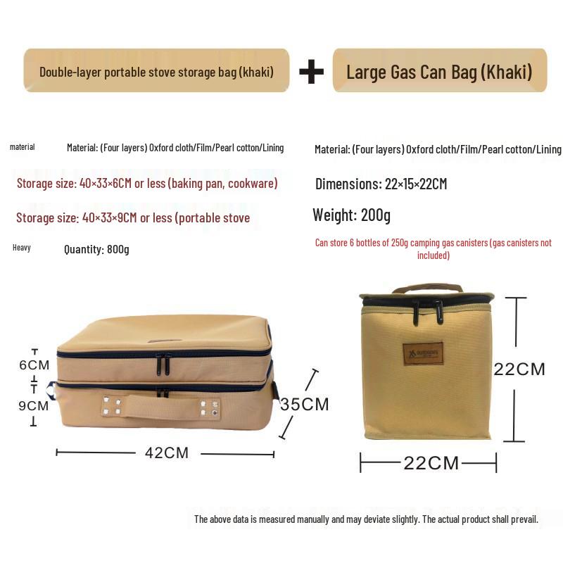 Outdoor Portable Stove & Cookware Storage Bag