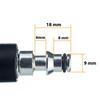 Lavor Quick Connect 15m QC High Pressure Hose Extension for Pressure Washer