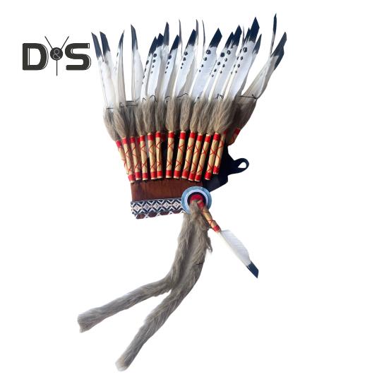 

Имитация перьев головной убор в стиле американских индейцев, высота 40 см, головной убор для фотосъемки, фестивалей, косплея, карнавального костюма, аксессуара