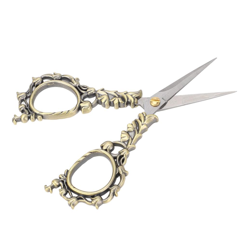 Sewing Embroidery Scissors Vintage European Design Shear for Fabric Weaving Cross Stitching Paper