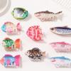 Hair Claw Marine Animal Shape Back Head Hair Clip Anti-slip Teeth Strong Grip Shark Hair Clip Versatile Hair Accessory