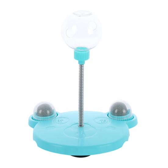 

1/2 шт. шевелящиеся игрушки для собак, шарики для закусок, дизайн с присоской, легко чистить синий