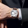 Set Gift Box for Men's Minimalist Business Quartz Watch Luxury Versatile Double Strap Detachable Watch Festival Gift