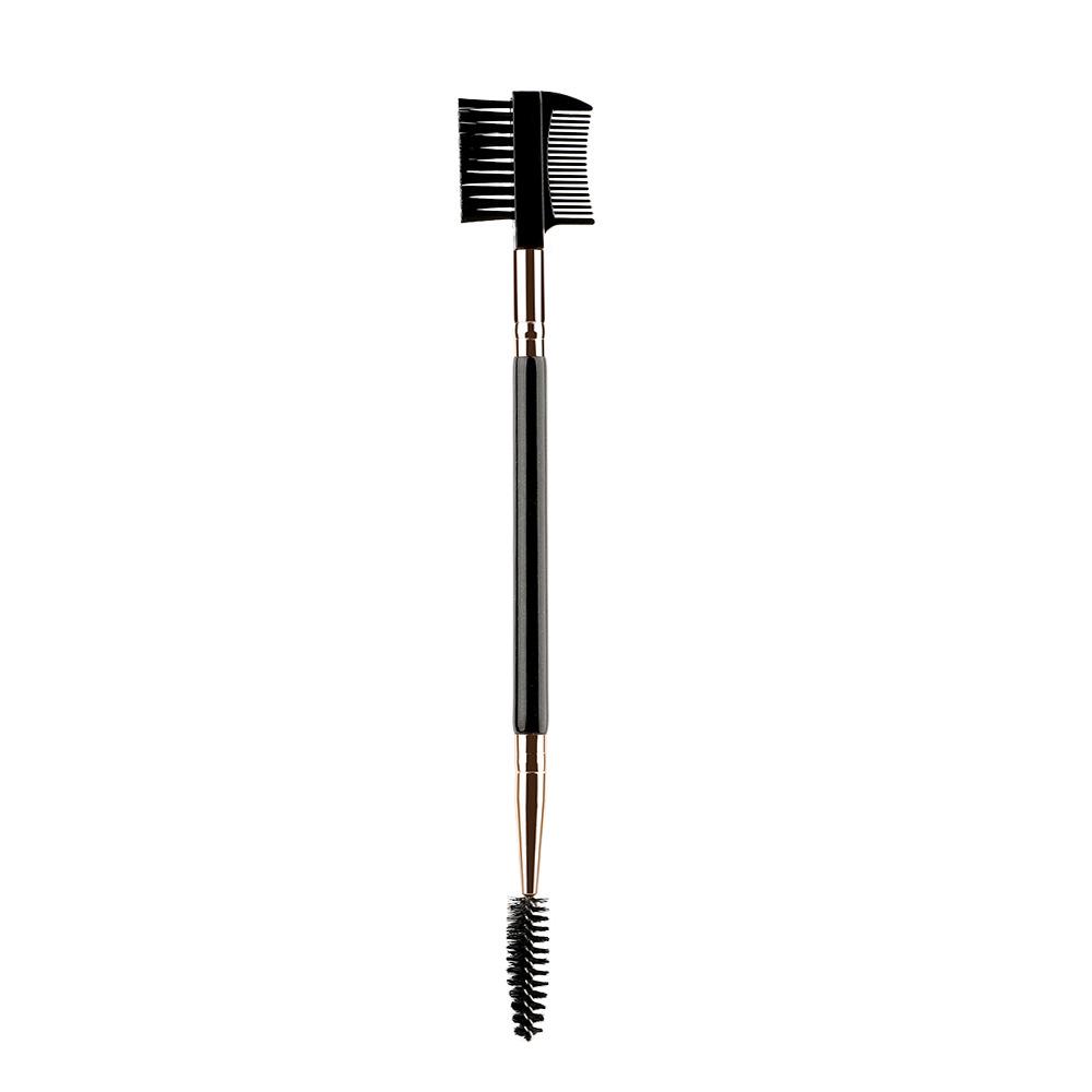 Ran Cai Dual-Use Eyelash & Eyebrow Brush with Wooden Handle - Portable Hot-Selling Makeup Tool