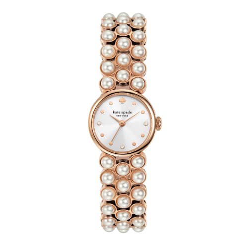 

Kate Spade New York MONROE Three-Hand Pearl Gold-Tone Stainless Steel Watch