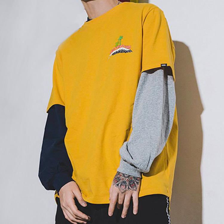 Vans Asia Artist Collab Edition Print Short Sleeve T-Shirt Men Tops Yellow VN0A4RAY50X