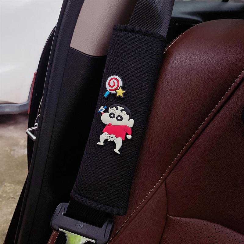 Cute Cartoon Car Seat Belt Shoulder Pad Cover For Summer Long-lasting Four Seasons Female