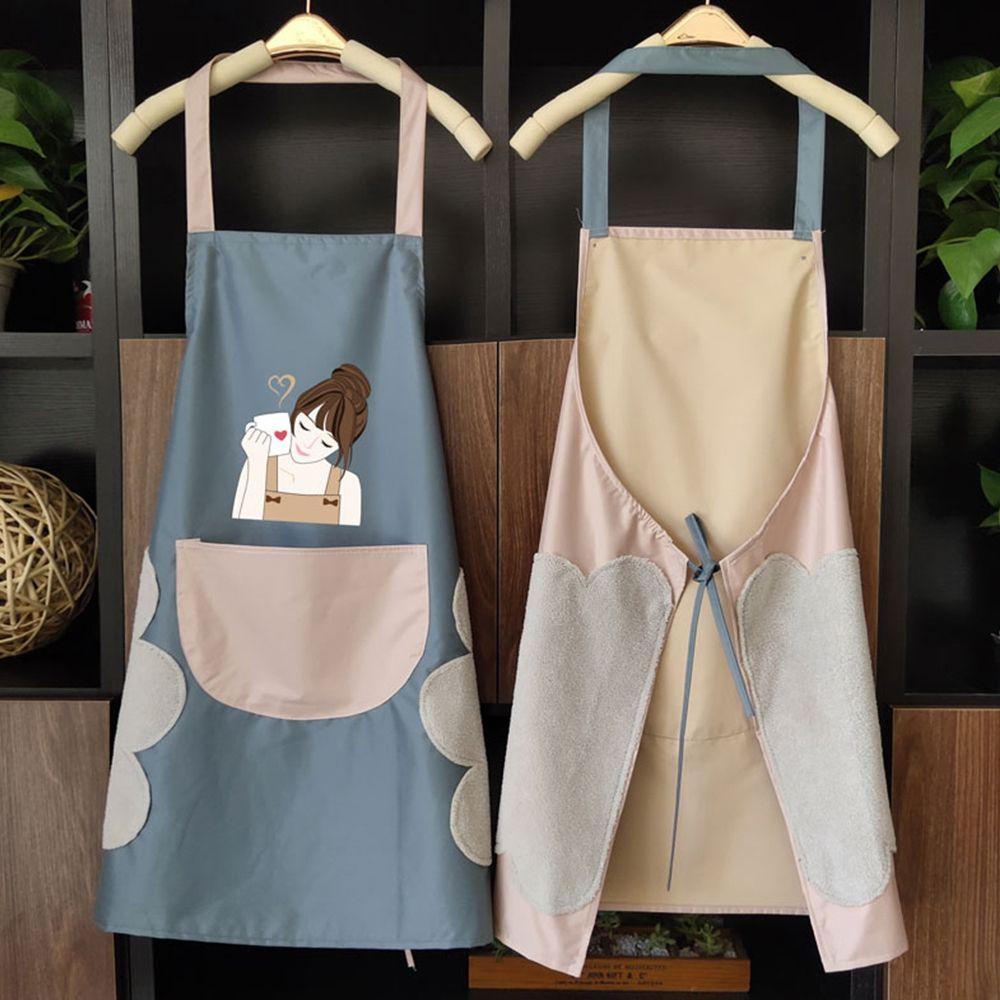 With Pocket Nail Shop Cooking Household Cleaning Tools Baking Accessories Apron Kitchen Supplies