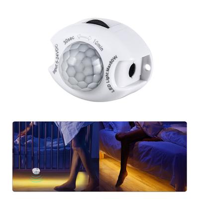 Sensor Detector Interruptor Inteligente 5V 24V Detección de Movimiento Infrarrojo Tira de Luz LED Módulo Mini Cinta Controlador Automático de Cuerpo Humano