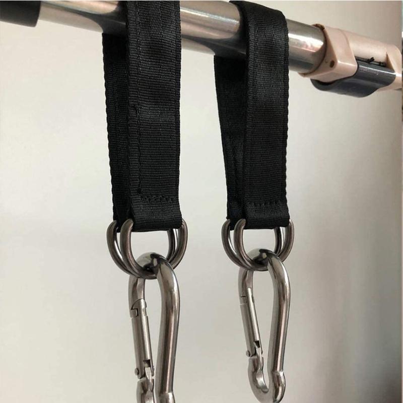 Fitness Equipment Hanging Sandbag Pull Up Rope Belt Multifunction Fitness Equipment Hook Ring Hanging Belt With Hook