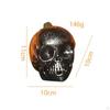 Pumpkin Skull Decoration Halloween Resin Craft Sculpture Horror Decor Ornament for Tabletop