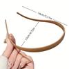 1Pc matte U-shaped headband, no pressure and comfortable design, is a daily headgear accessory for face washing and makeup