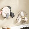 2 In 1 Suction Cup Pot Cover Holder Metal Hook No Drill Wall Mounted Cutting Board Kitchen Storage Kitchen Accessories Organizer