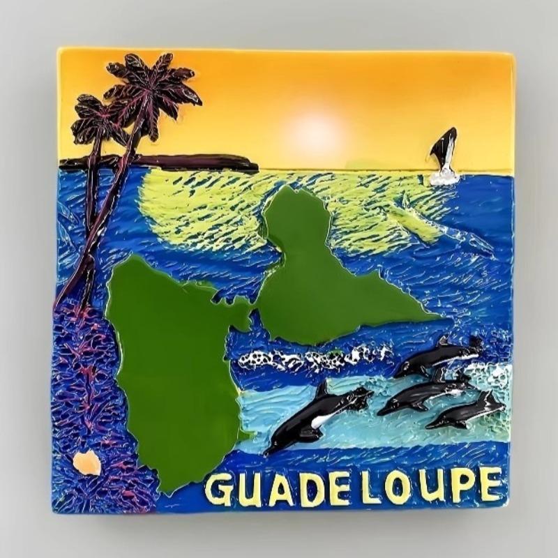 France Refrigerator Stickers Mont-Saint-Michel Souvenirs Normandie Alsace Guadeloupe Provins Tour César Fridge Magnets Gifts