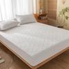 Waterproof Quilted Mattress Cover - Cotton Top, Antibacterial Fiber Fill, TPU Waterproof Layer - A-Class Health Standard