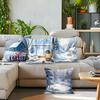 Winter Snow Scene Cushions Pillowcase Polyester Cushion Cover Throw Pillow Pillowcover Home Sofa Decor