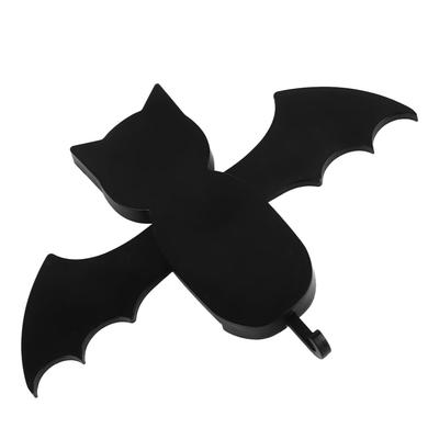 Wall Mounted Key Holder Cute Bat Shape Multifunction Expandable Self Adhesive Key Hanger Hooks for Home Decor