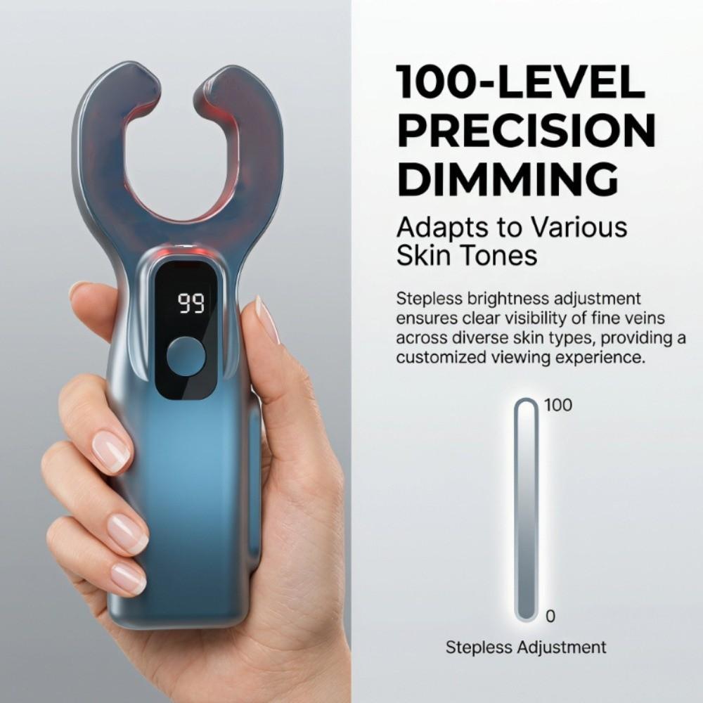 Portable Vein Finder Imaging Device Red Light LED Handheld Blood Vessel Locator The Elderly
