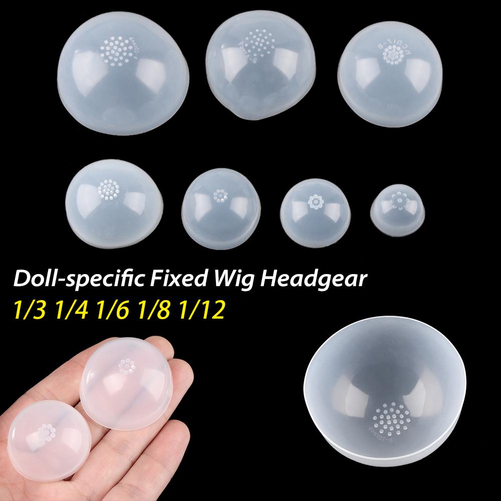 For 1/3 1/4 1/6 1/8 1/12 Doll-Specific Fixed Wig Headgear Silicone Headgear Diy Counter Slip Counter Staining Hair Wigs Cover
