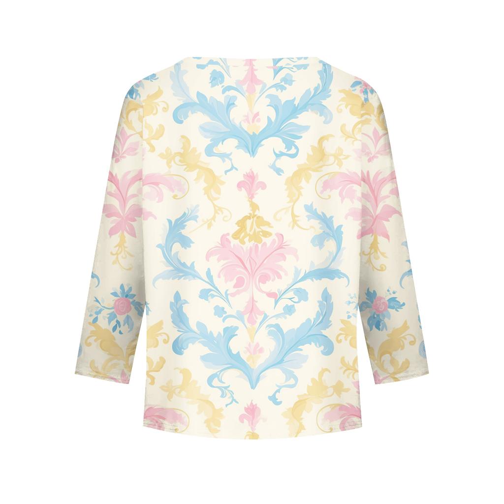 Girls Long Sleeve T Shirts Kids Fall Tops Crewneck Printed Basic Tees