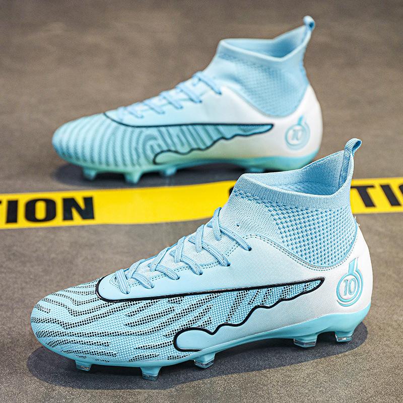 Foreign Trade New Football Shoes Boys and Girls Broken Nails Children Long Nails Primary School Students Adult Sports Competition Training Shoes
