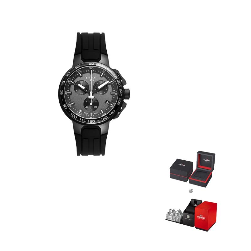 

TISSOT Race Collection Quartz Movement 100m Water Resistance Men s Watches Watch 44.5mm Gray Dial Silicone Strap T111.417.37.441.03 Black Dial