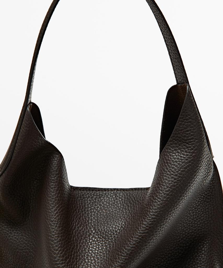 Massimo Dutti Napa Leather Mini Shoulder Bag