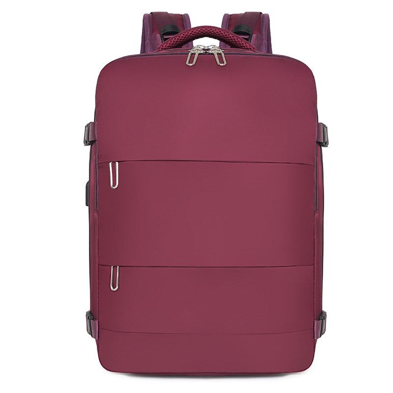Cross-Border Fashion Backpack: Large Capacity, Lightweight, Ideal for Short Trips, Business Travel, Handbag, and Laptop Carrying.