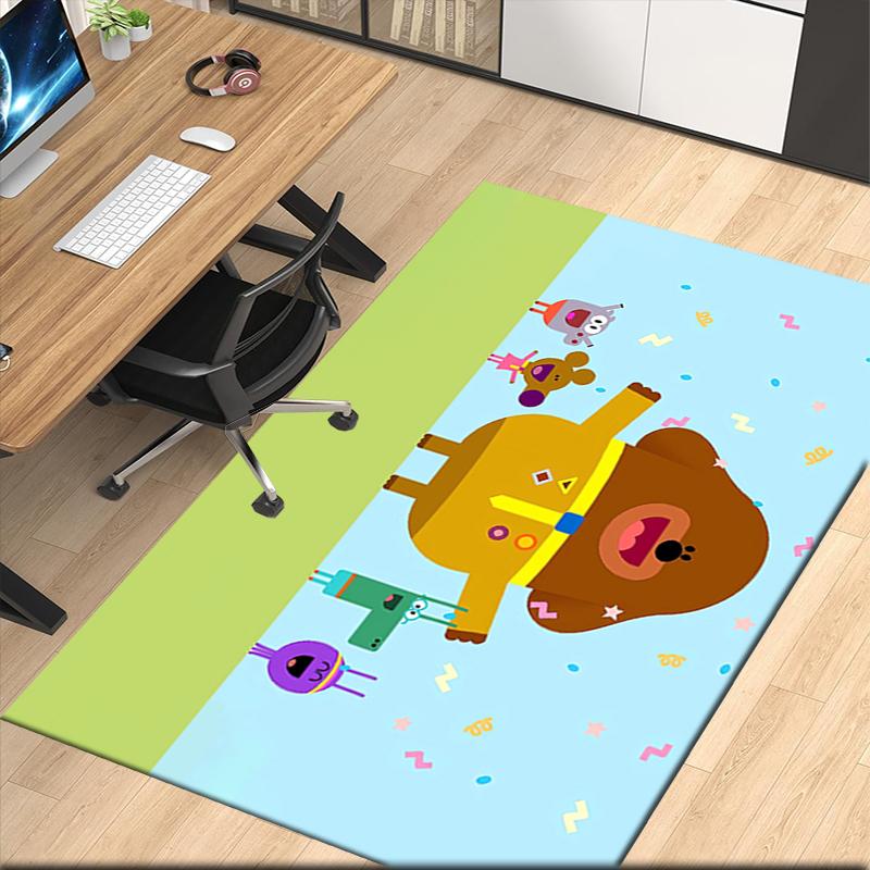 Hey Duggee Printed Carpet, for Office Chair Living Room Bedroom Kitchen Room Decor Gifts.